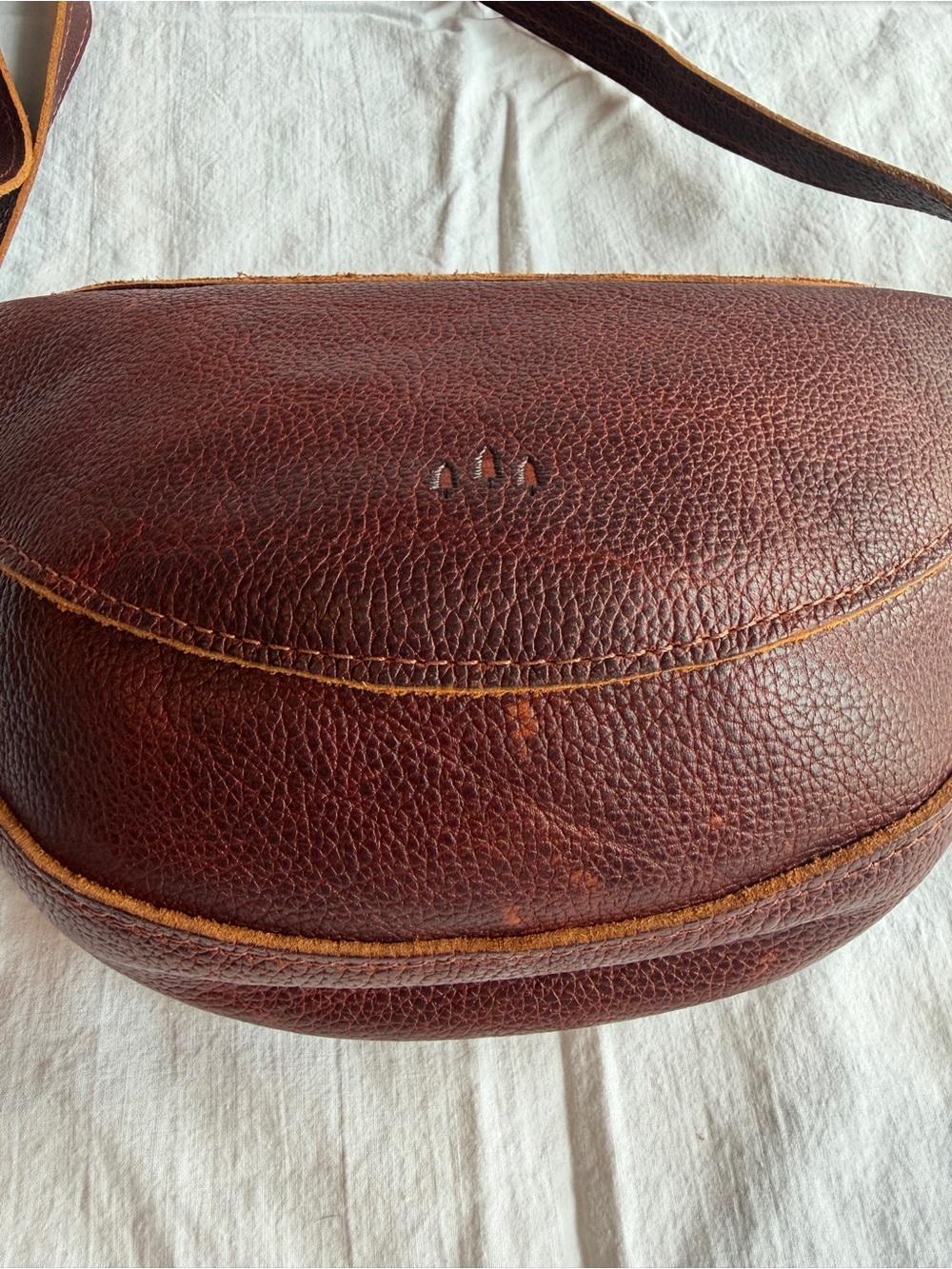 Portland Leather Medium Koala Bag - Nutmeg - Picture 7 of 11